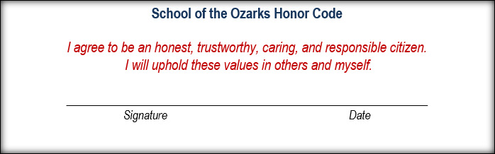 I agree to be an honest, trustworthy, caring, and responsible citizen. I will uphold these values in others and myself.